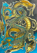 Miraculous Creatures 3 – mixed media on paper, 2022 (21 x 15cm)