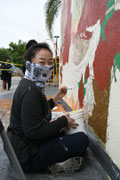 El Tepeyac de Los Angeles Mural the St. Lucy's Church Mural Restoration Project