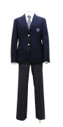 龍昇経理情報専門学校女子春制服画像(スラックス着用)