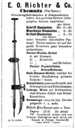 Polygraphisches Centralblatt: Organ für die graphischen Künste, Volume 11, 1876, p.180, 196.  [Google Books]