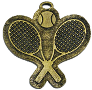 Medalla Metalica - Tenis Doble Raqueta 70mm - Art-Nº2595