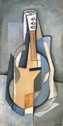 MUSICAL INSTRUMENT 1 - Oil on wood - 60x30cm - 2018