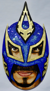 Laredo Kid ©2022,  20" h x 14" w, Swarovski, Gold leaf and Acrylic on Wood