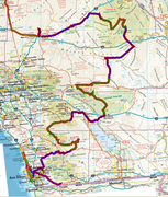 Detail: Restlicher Teil Südkalifornien