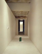 Channel 1991, plaster, glass, thread, mirror, brick, iron, lime, light, mixed media installation, Museo Ruffino Tamayo, Mexico, 1991 ©︎German Herrera M.N.