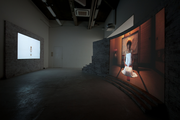 Heidi52-Flower, HEIDI52-Black&White, video installation, Matsui Megumi & Voice Gallery +pfs/w, Kyoto 2012/photo:Fukunaga Kazuo