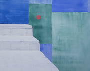 Untitled, plaster, glass, mirror, brick, lime, lead, pigment, mixed media installation, Size:5810x12880x3400(h)mm,Art SITE, 1992, photo: Misawa Toru
