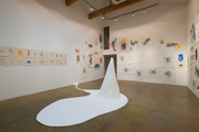 a Story, installation view/silkscreen on paper, plaster, Gallery Nomar, 2015 /photo:Fukunaga Kazuo