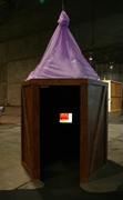 An Allegorical Vessel-rose, detail, video installation(seven video works between 2001 and 2005. The seven works are being screened in five hexagonal exhibition spaces.), Yokohama Triennale 2005・Art Circus