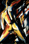 "Rücken", 1983, Dispersion auf Canvas, Privatsammlung