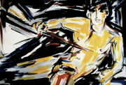 ohne Titel, 1983 Dispersion auf Canvas, Privatsammlung