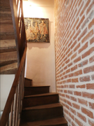 Escalier d'accès au premier étage