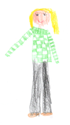 Frau Kirsch, gemalt von Zahar