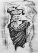 Gesture Drawing – study in charcoal on paper, 2024 (59 x 40cm)