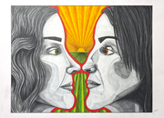 Bound by Light – mixed media on paper, 2024 (28 x 21cm)