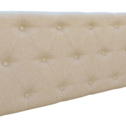 RESPALDO CAMA TAPIZ LINO - QUEEN - (2 PLAZAS) / REF: MUE-026 / 1 UNIDAD /ARRIENDO: $25.000 / GARANTIA: $160.000.