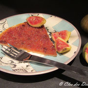 Tarte fine improvisée aux figues blanches