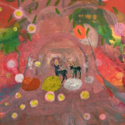 Playground, Acrylic on canvas, 30 x 25 cm, available at Deer Daddy, 650 euro