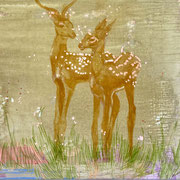 Together in this fairytale, 150 x 120 cm, Acrylic on canvas, Available at De Galerie Rotterdam, 2950 euro 