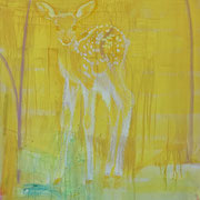 Yellow Star Portal, 120 x 150 cm, Acrylic on canvas, Available at De Galerie Rotterdam, 2950 euro