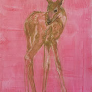 Gentl Introspection, 100 x 150 cm, Acrylic on canvas, 2023, Available at De Galerie Rotterdam, 2850 euro