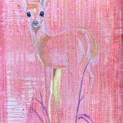 Enlightment, Acrylic on canvas, 100 x 150 cm, Available at Deer Daddy Gallery, 2990,-