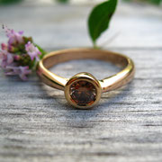 Verlobungsring aus Roségold 
