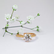 Verlobungsring mit 1.03 ct.