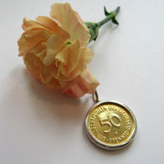 Charivarianhänger mit 50 Pfennig