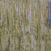 NATUR OHNE ZUKUNFT  -  80x100 cm, Pigmente und Acryl auf Leinwand