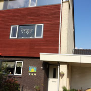 Buiten schilderwerk, woning Zoetermeer.