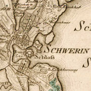 Karte 7: Schwerin nebst Umgebung um 1788 (Schmettau'sches Kartenwerk)