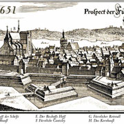 Karte 6: Schwerin vor 1651 (Caspar Merian)