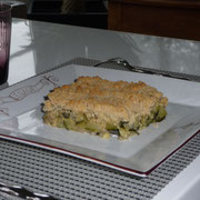 crumble de courgettes