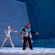 Peter und der Wolf, Gärtnerplatztheater Regie: Emanuele Soavi Bühne: Rainer Sinell Videodesign: Raphael Kurig, Thomas Mahnecke