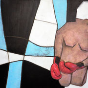 Body fight, 2010/11; 80x100, Acryl-Mischtechnik, CHF 980.00