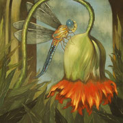 "DRAGONFLY" Oil on canvas, 60" X 48", 2005.