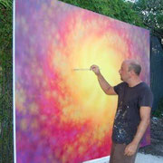 Painting "NOVA" in Miami, 2008.