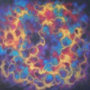 "ENERGY" Oil on Canvas, 72" X 96", 2008