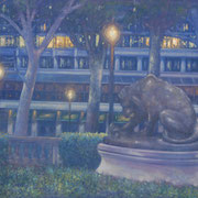 "RITTENHOUSE HOTEL" Oil on canvas, 36" X 48", 2004.