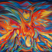 "TREE OF LIFE" View B, Oil on canvas, 48" X 60", 2011.