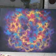 "ENERGY" In front of the Milou Gallery in the Wynwood Art District, Miami FL,  2008.