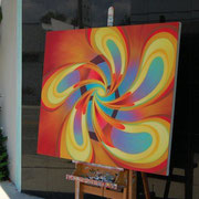 "SPIN" Oil on canvas, 48" X 60", 2008.