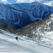 Photo: Stefan Joller / Skier: Curdin / Location:  Prali, Italy
