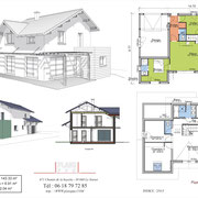 Plans maison contemporaine - Pontcharra