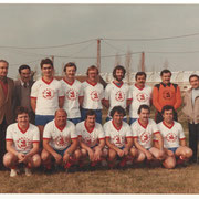 1982 - Equipe de football de  QC pour les rencontres du tournoi inter-services. 
