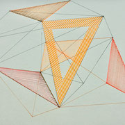 dimensions, points of coordination,  2025, 18x26, Tusche+Leuchtstift+Tape auf Papier_2