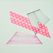 dimensions, points of coordination,  2025, 18x26, Tusche+Leuchtstift+Tape auf Papier_1