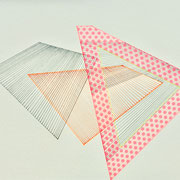 dimensions, points of coordination,  2025, 18x26, Tusche+Leuchtstift+Tape auf Papier_2