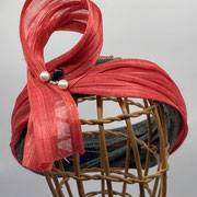 Année folle : bandeau en abaca et raphia